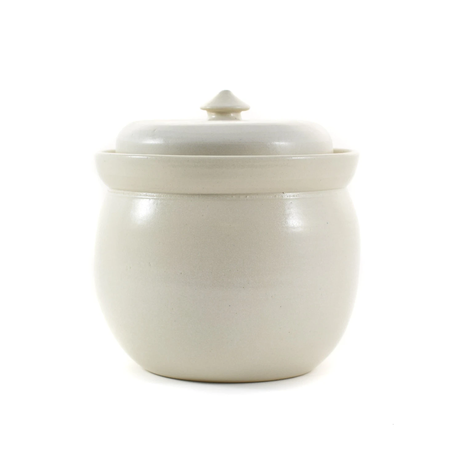 Sauerkraut Pots Handmade Stoneware Fermenting Crock In White 2 Litre 3 Sauerkraut Pots Handmade Stoneware Fermenting Crock In White 2 Litre
