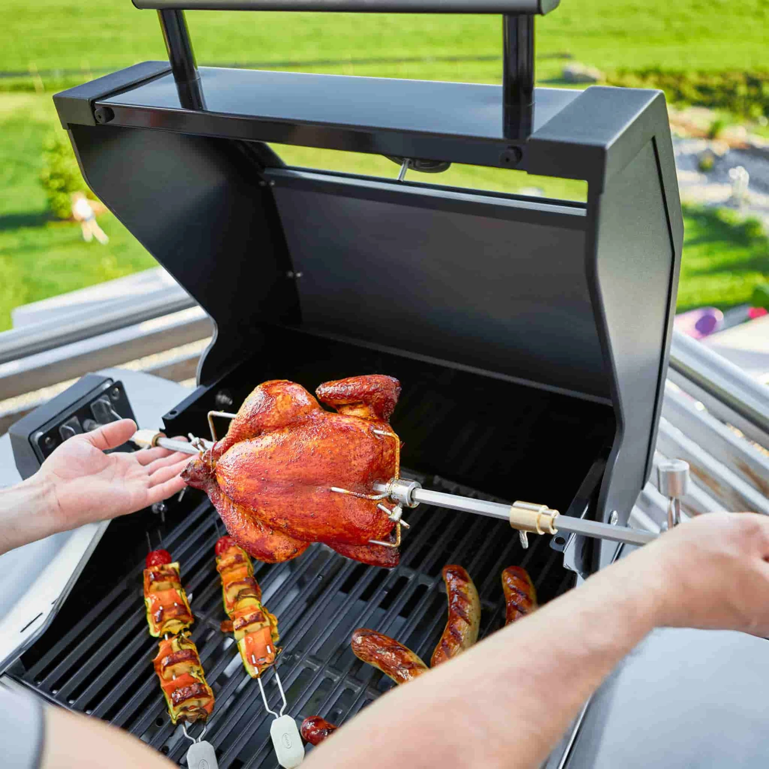 Rosle Premium Rotisserie Attachment For G2, G3, & F60 BBQ's 4 Rosle Premium Rotisserie Attachment For G2, G3, & F60 BBQ's