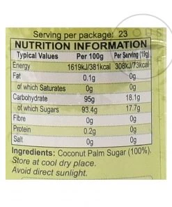 Mae Sri Ingredients Palm Sugar 450g 7 Mae Sri Ingredients Palm Sugar 450g