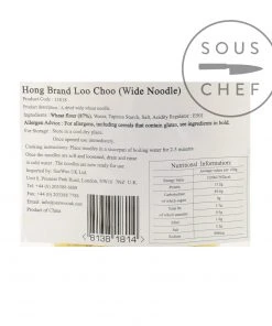 Ingredients Hong Brand Loo Choo Broad Noodle 300g