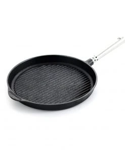 Skeppshult Professional Cast Iron & Stainless Steel Griddle Pan 28cm Cookware