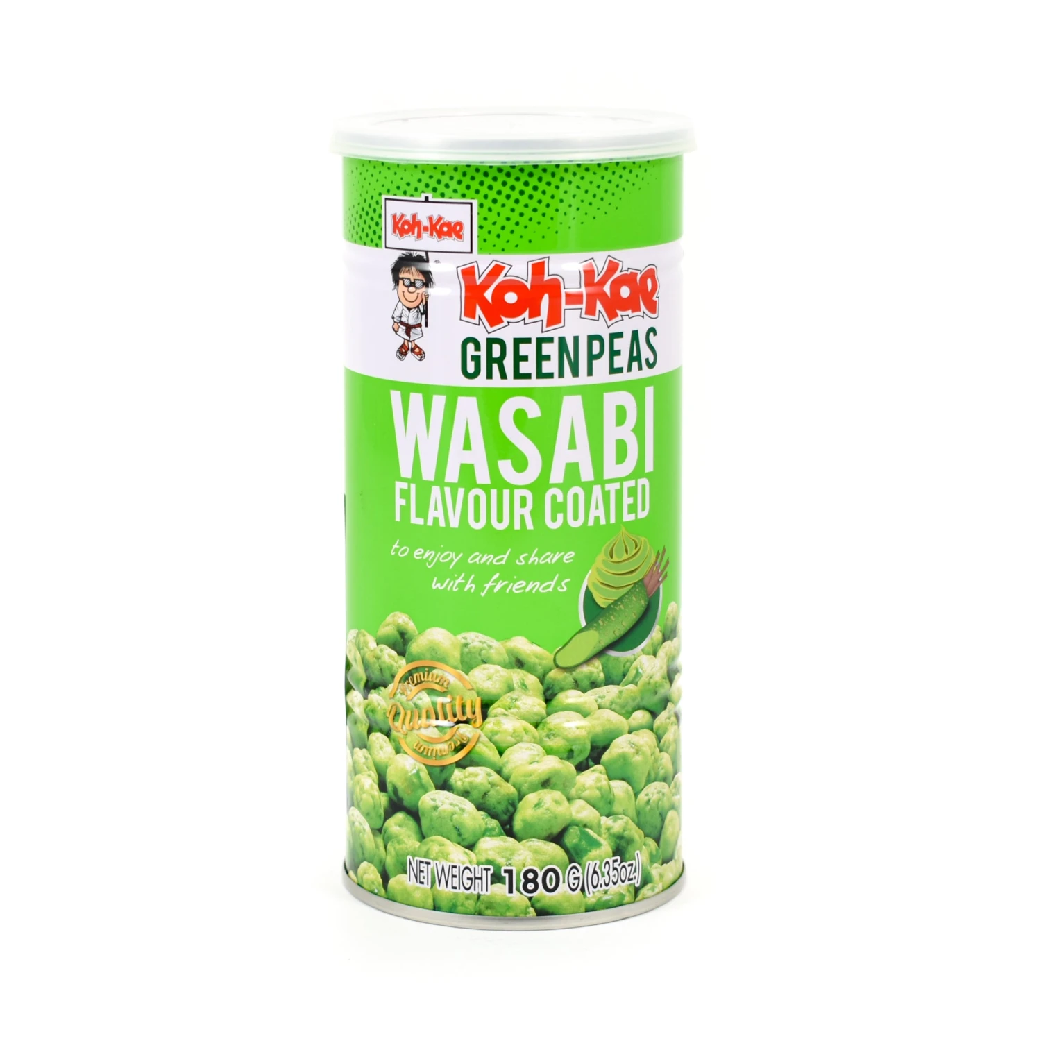 Koh Kae Ingredients Wasabi Green Peas 180g 3 Koh Kae Ingredients Wasabi Green Peas 180g