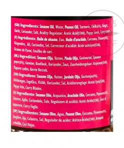 Bolst's Curry Paste Hot 280g Ingredients 7 Bolst's Curry Paste Hot 280g Ingredients