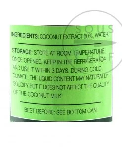Aroy-D Coconut Milk 400ml Ingredients
