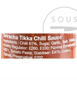 Ingredients Flying Goose Sriracha Tikka 455ml