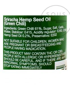 Flying Goose Sriracha Chilli Sauce Hemp Ingredients