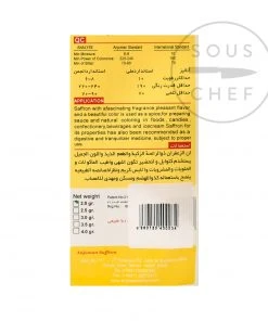 Anjoman Saffron Spanish Ingredients