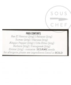 Spice Kitchen African & Middle Eastern Spice Tin Ingredients 9 Spice Kitchen African & Middle Eastern Spice Tin Ingredients