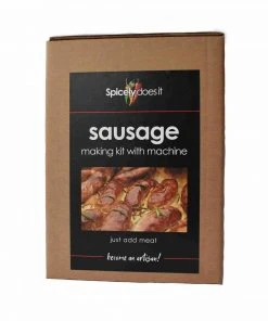 Spicely Does It Sausage Making Kit With Machine Ingredients