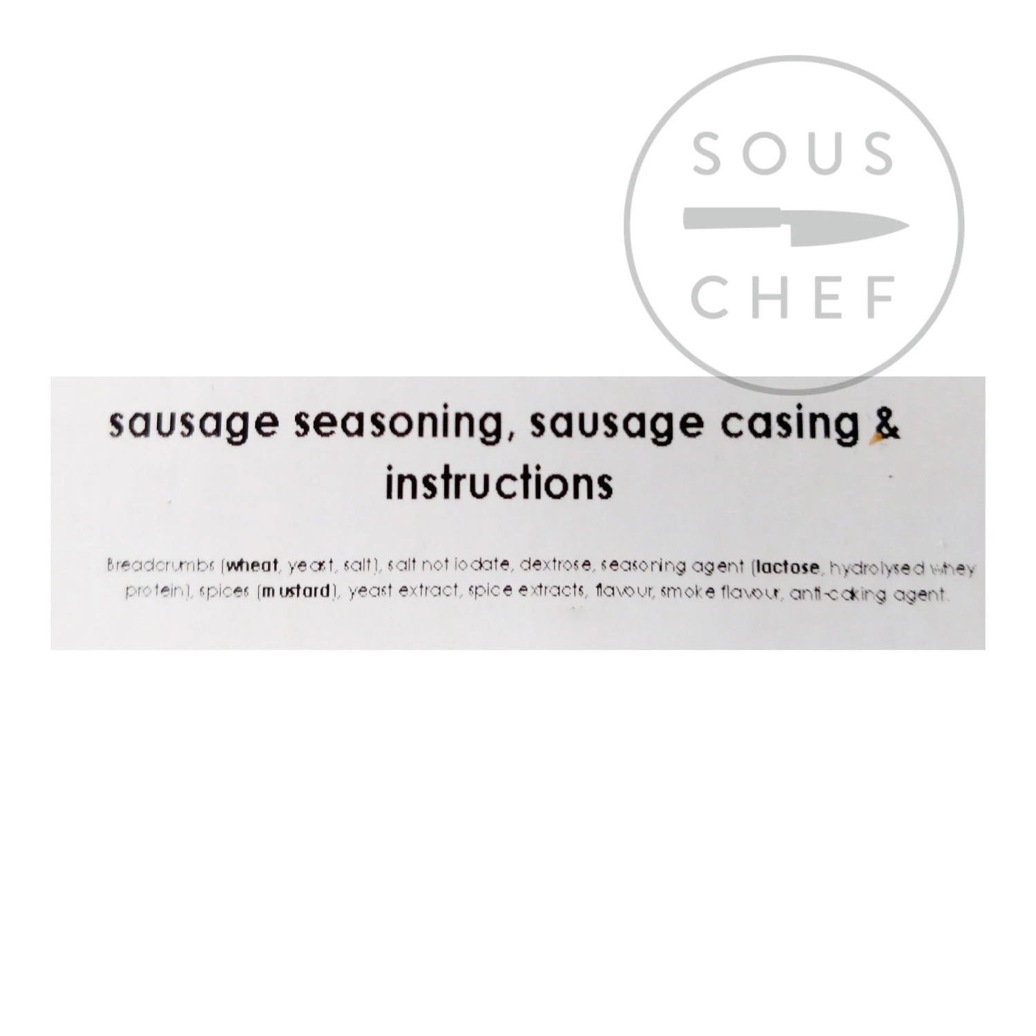 Spicely Does It Ingredients Sausage Making Kit - Refill Pack 4 Spicely Does It Ingredients Sausage Making Kit - Refill Pack