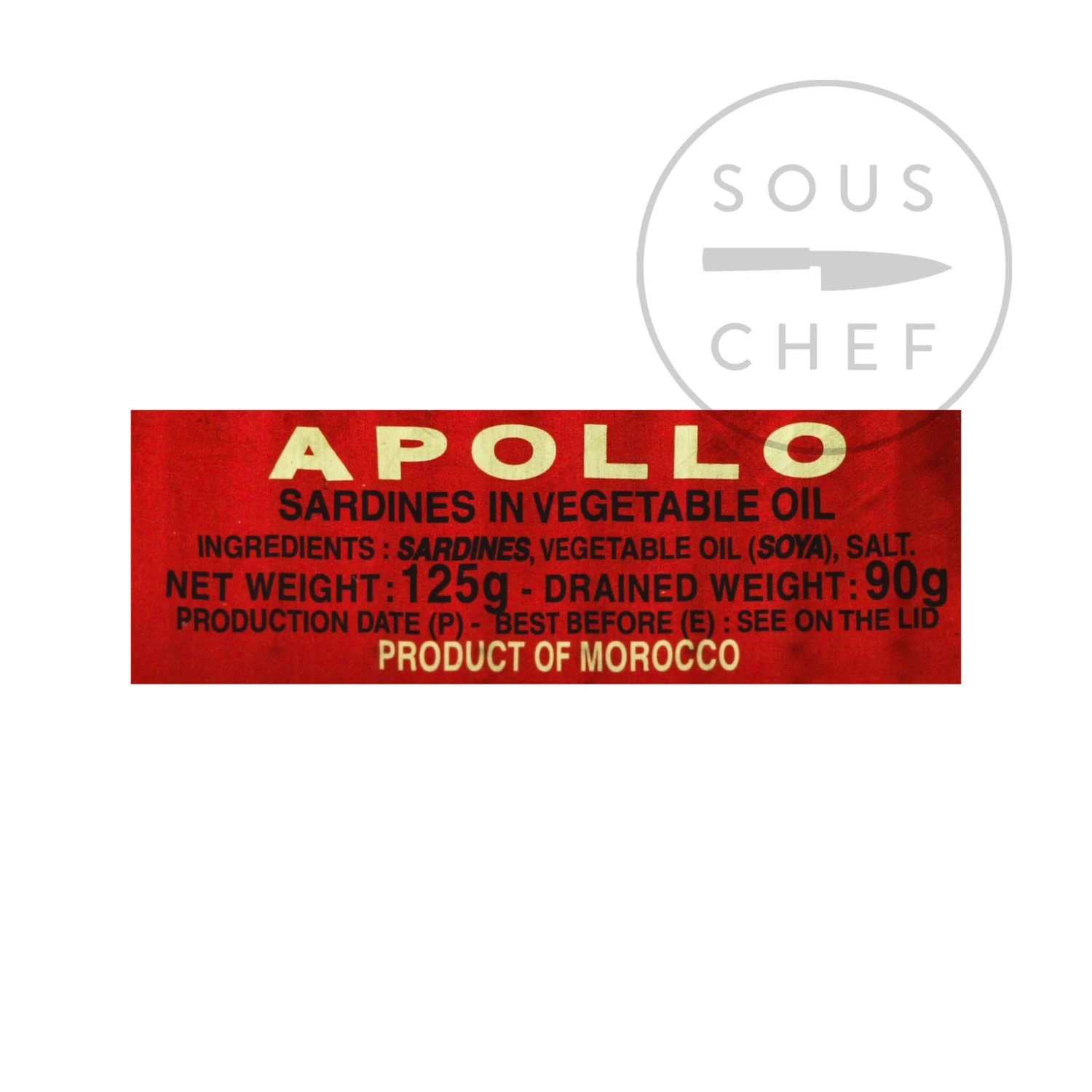 Apollo Sardines In Vegetable Oil 125g Ingredients 5 Apollo Sardines In Vegetable Oil 125g Ingredients