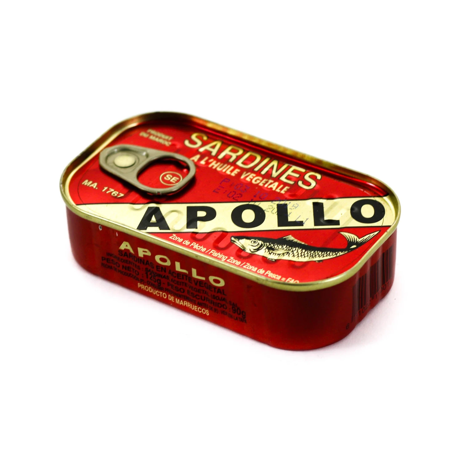Apollo Sardines In Vegetable Oil 125g Ingredients 3 Apollo Sardines In Vegetable Oil 125g Ingredients