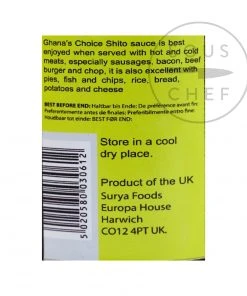 Ingredients Ghana's Choice Shito Hot Pepper Sauce 315ml