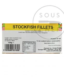 Mother Africa Stockfish Fillets 120g Ingredients