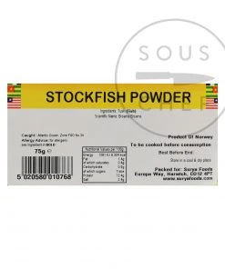 Ingredients Mother Africa Stockfish Powder 75g
