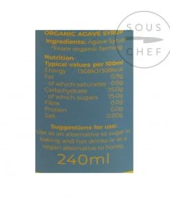 Suma Ingredients Organic Agave Syrup 240ml