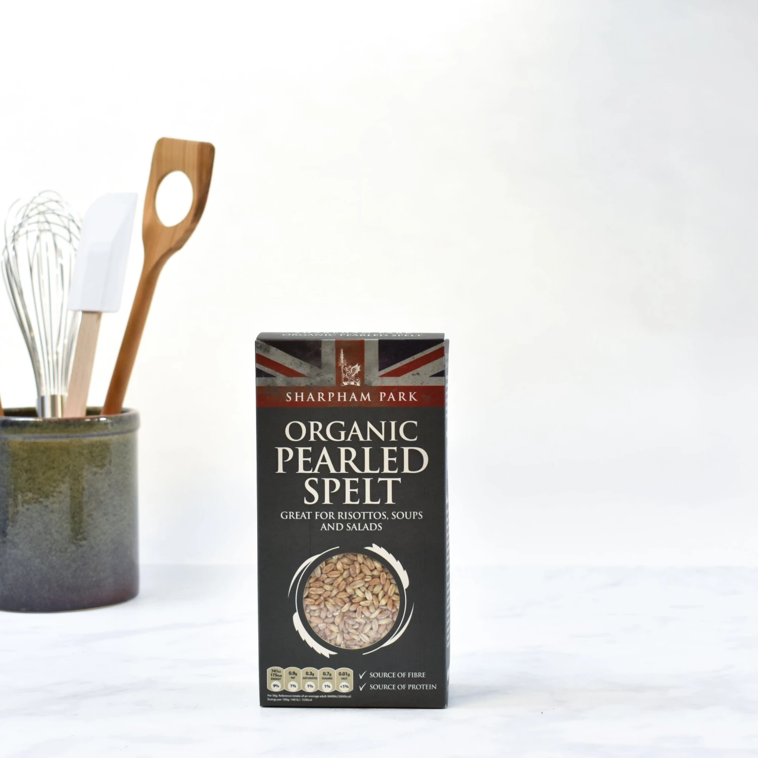 Sharpham Park Organic Pearled Spelt 500g Ingredients 5 Sharpham Park Organic Pearled Spelt 500g Ingredients