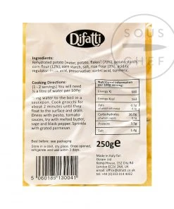 Difatti Gluten Free Gnocchi 250g Ingredients