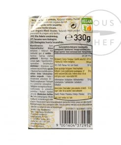 Pearls Of Samarkand Ingredients Organic Black Sesame Seeds 330g