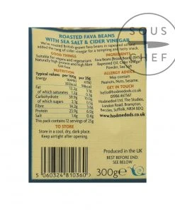 Hodmedod's Salt & Vinegar Roasted Fava Beans 300g Ingredients