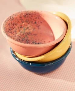 Kapka Enamel - Kapka Splatter Fest Enamel Bowl Pink