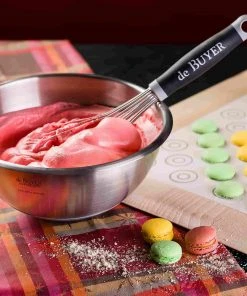 De Buyer Hemisphere Mixing Bowl With Silicone Base 24cm Cookware