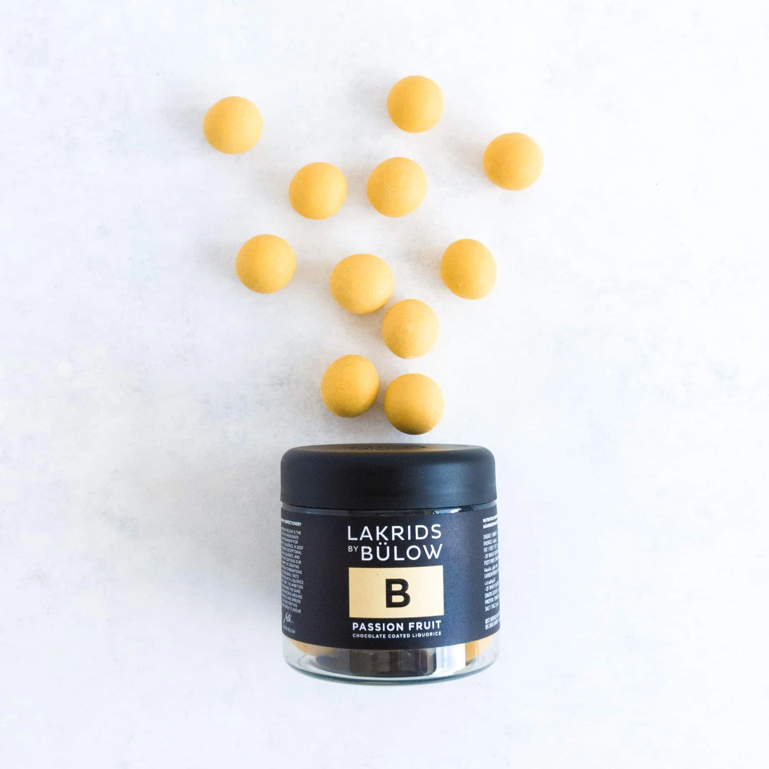 Lakrids Liquorice B - Passion Fruit & Chocolate 125g Ingredients 4 Lakrids Liquorice B - Passion Fruit & Chocolate 125g Ingredients