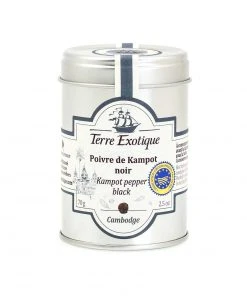 Terre Exotique Black Kampot Pepper 70g