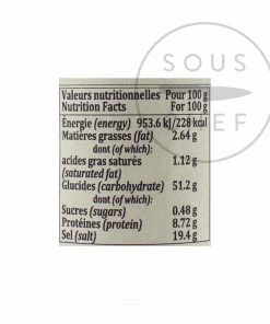 Ingredients Terre Exotique Fresh Salted Black Pepper 50g