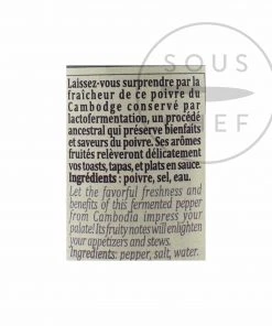 Ingredients Terre Exotique Fresh Salted Black Pepper 50g