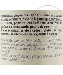 Terre Exotique Ras El Hanout Spices 60g