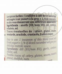 Terre Exotique Tzatziki Spice Blend 30g