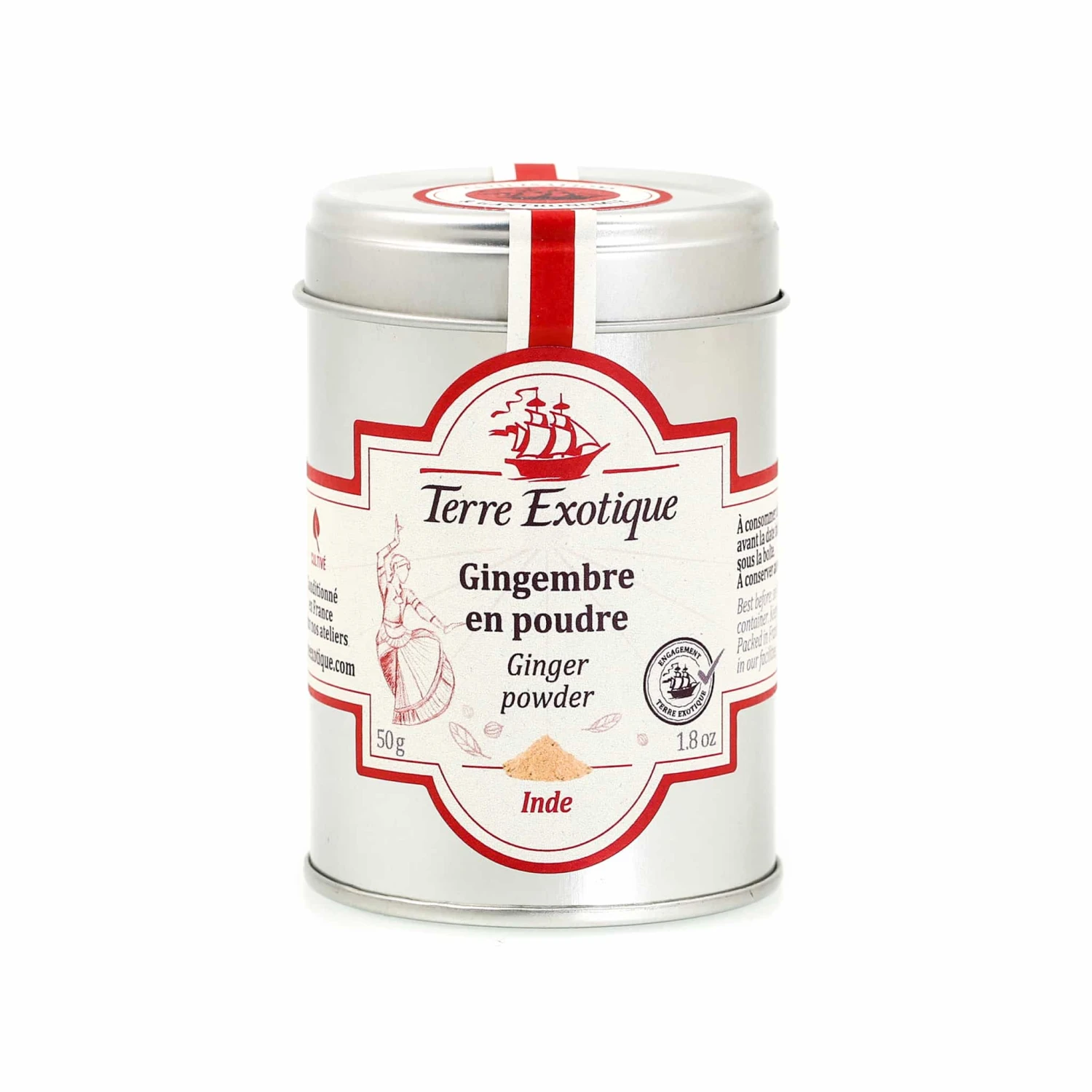Terre Exotique Organic Ginger Powder 50g Ingredients 3 Terre Exotique Organic Ginger Powder 50g Ingredients