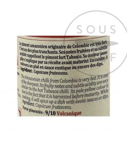 Ingredients Terre Exotique Amazon Chilli Pepper 20g