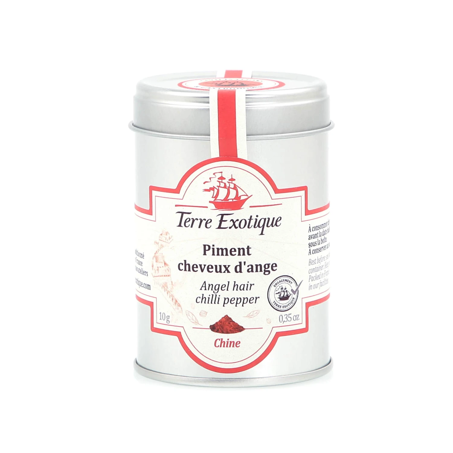 Ingredients Terre Exotique Angel Hair Chilli Pepper 10g 3 Ingredients Terre Exotique Angel Hair Chilli Pepper 10g