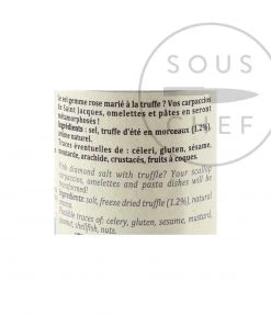 Ingredients Terre Exotique Diamond Salt With Summer Truffle Flavour 60g