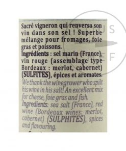 Terre Exotique Winemaker's Salt 80g