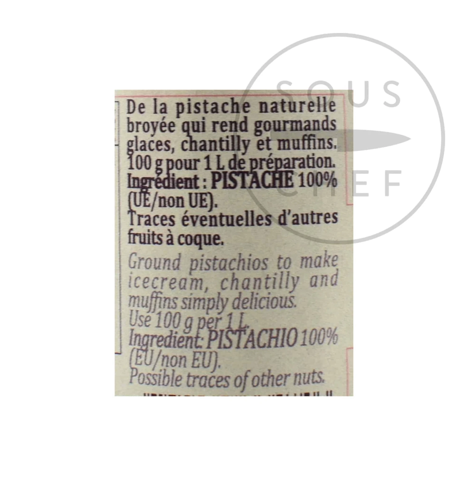 Terre Exotique Pistachio Paste 100g 6 Terre Exotique Pistachio Paste 100g