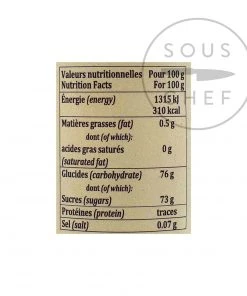 Ingredients Terre Exotique Organic Agave Syrup 250ml 7 Ingredients Terre Exotique Organic Agave Syrup 250ml