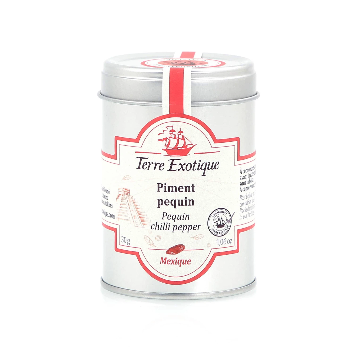 Terre Exotique Pequin Chilli Pepper 30g Ingredients 3 Terre Exotique Pequin Chilli Pepper 30g Ingredients