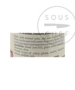 Terre Exotique Five Spice Blend 60g Ingredients 7 Terre Exotique Five Spice Blend 60g Ingredients