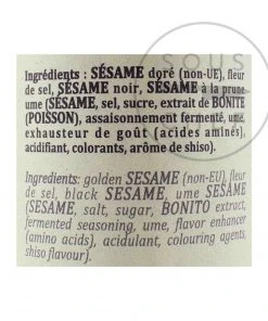 Terre Exotique Gomasio 60g Ingredients