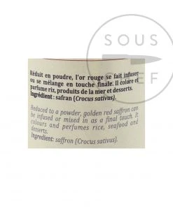 Terre Exotique Saffron Powder 0.5g