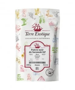 Ingredients Terre Exotique Black Sarawak Pepper IGP 1kg