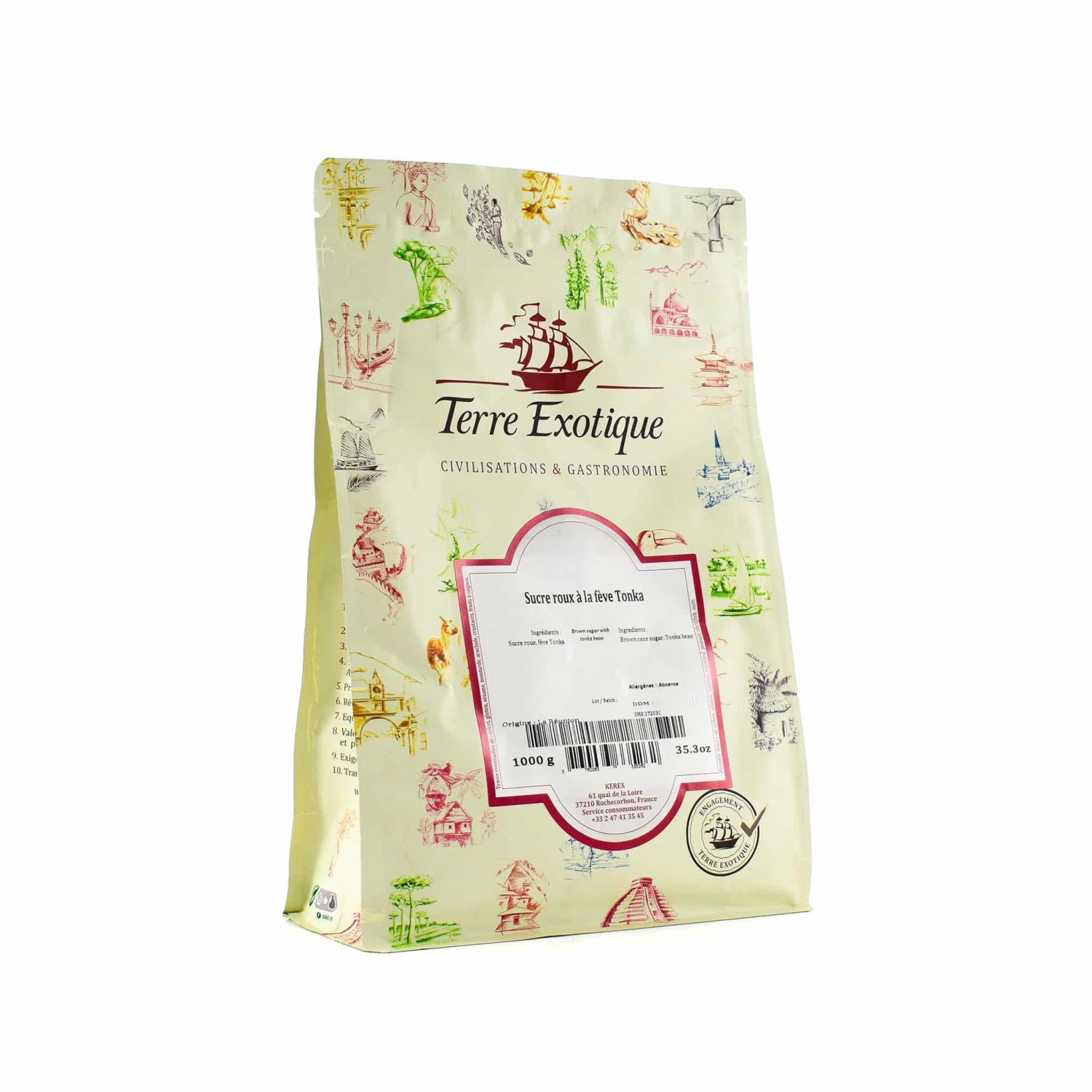 Terre Exotique Brown Sugar With Tonka Bean 1kg 3 Terre Exotique Brown Sugar With Tonka Bean 1kg