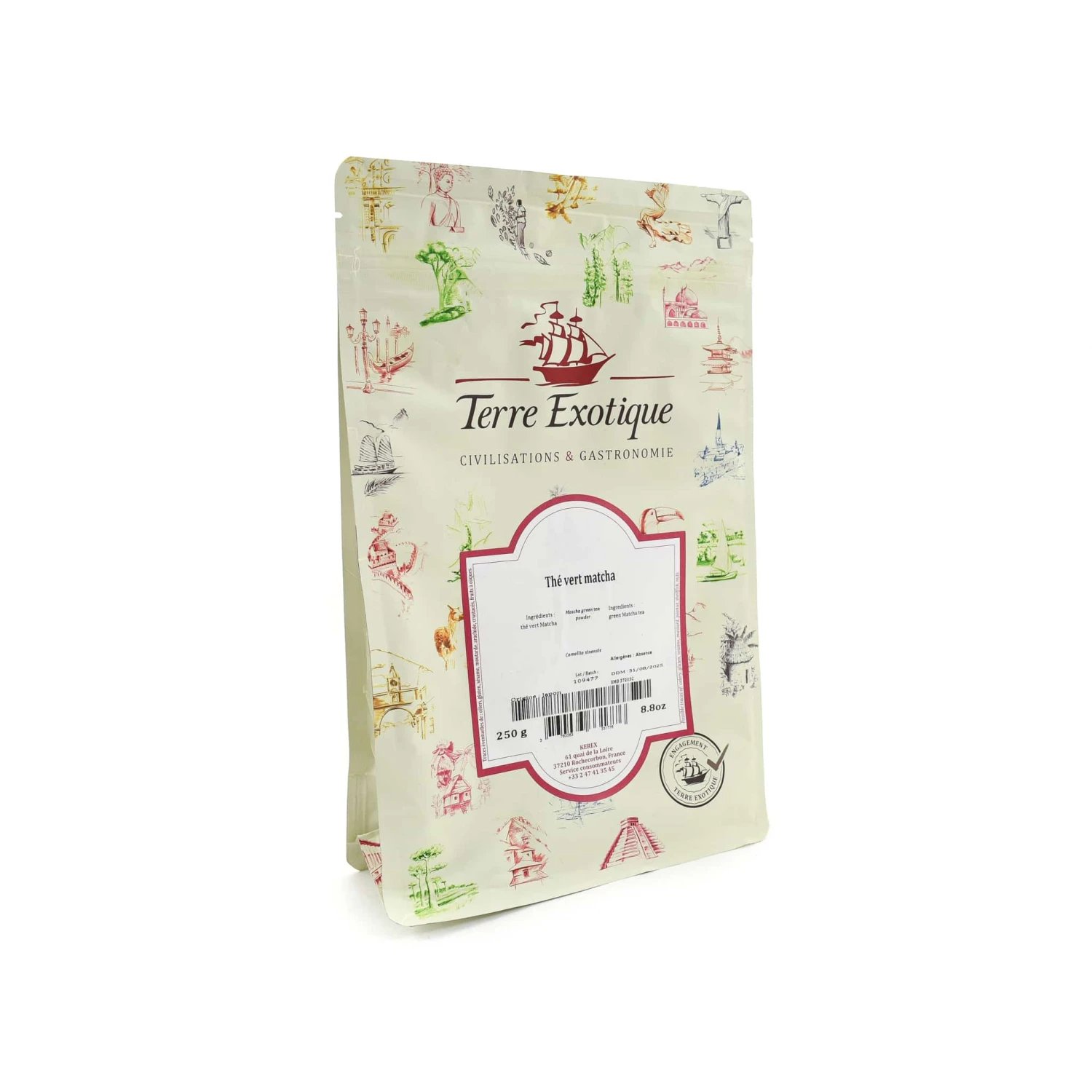 Terre Exotique Matcha Green Tea Powder 250g 3 Terre Exotique Matcha Green Tea Powder 250g