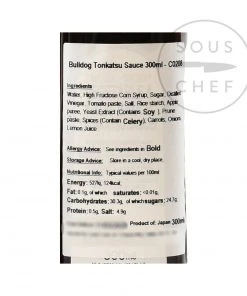 Bulldog Tonkatsu Sauce 300ml Ingredients