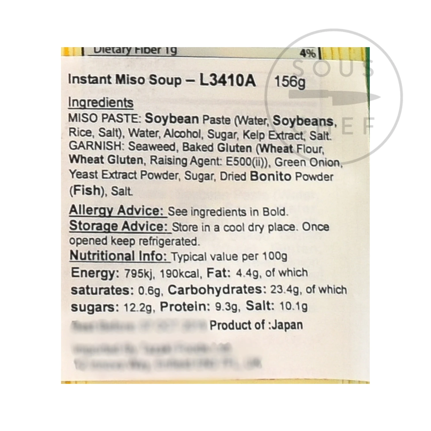 Hikari Ingredients Instant Miso Soup With Wakame 8 X 22g Servings 4 Hikari Ingredients Instant Miso Soup With Wakame 8 X 22g Servings