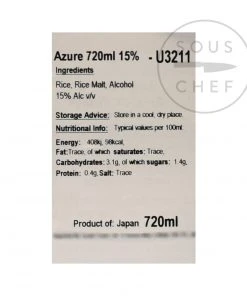 Tosatsuru Azure Sake 720ml
