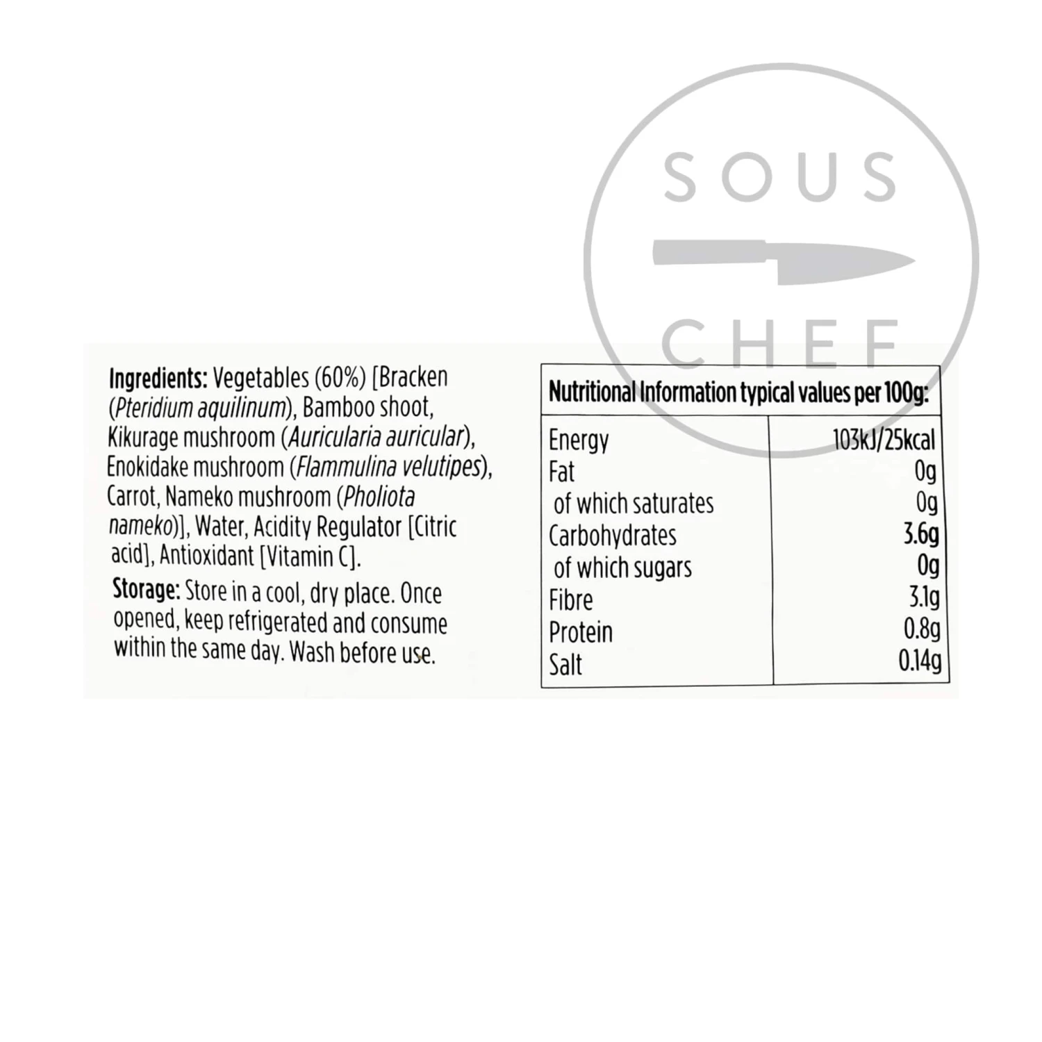 Ingredients Yutaka Mizuni Sansai Boiled Mountain Vegetables 300g 4 Ingredients Yutaka Mizuni Sansai Boiled Mountain Vegetables 300g